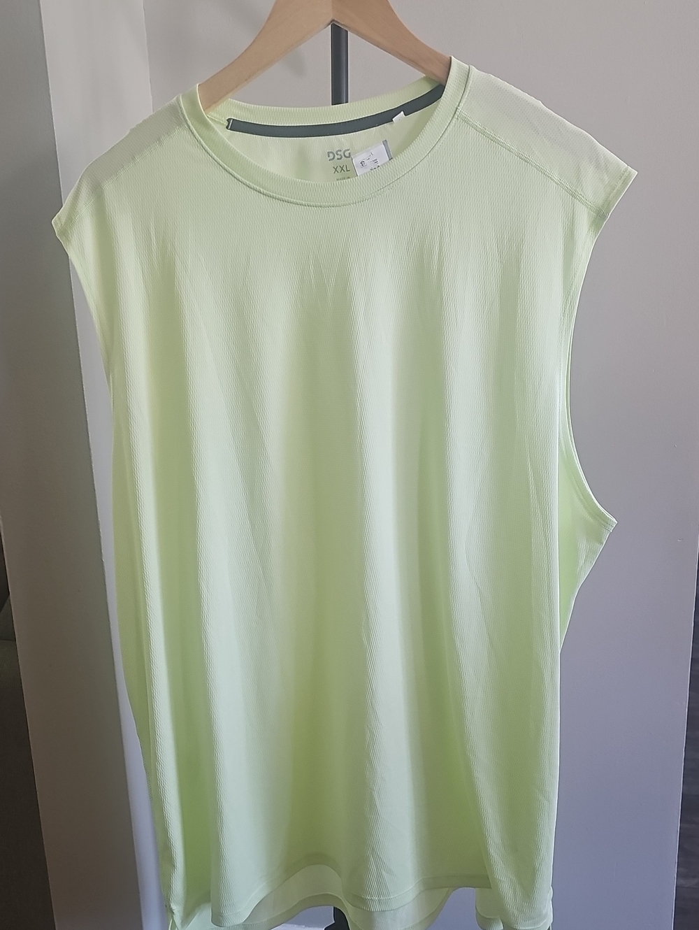 DSG Light Lime Sleeveless Athletic Top